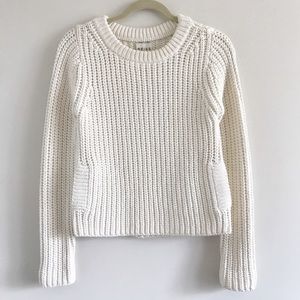 Reiss White Crew Neck Sweater